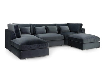 Bishop U Shape Corner Sofa Scatter Back