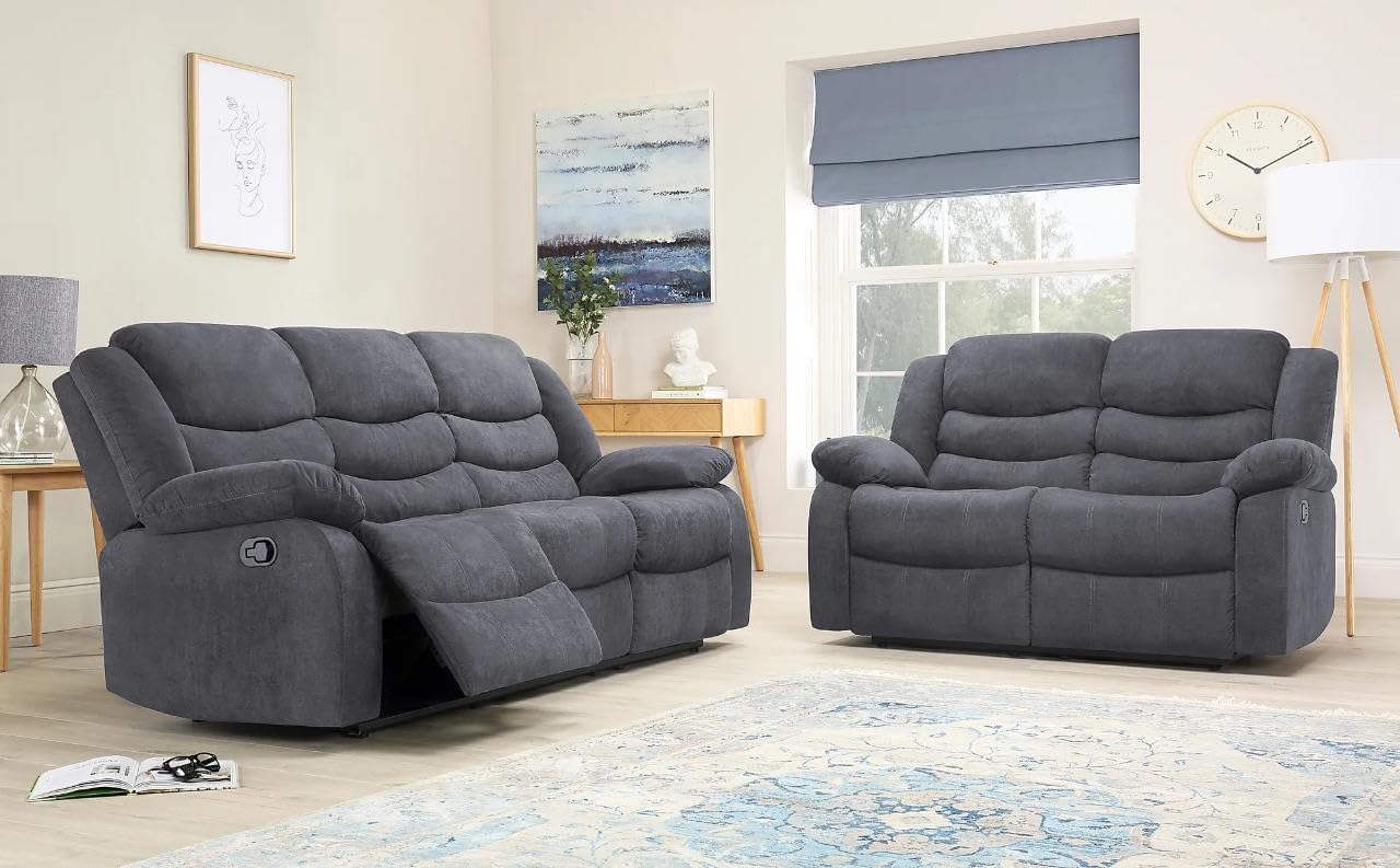 MNS Fabric 3+2 recliner sofa
