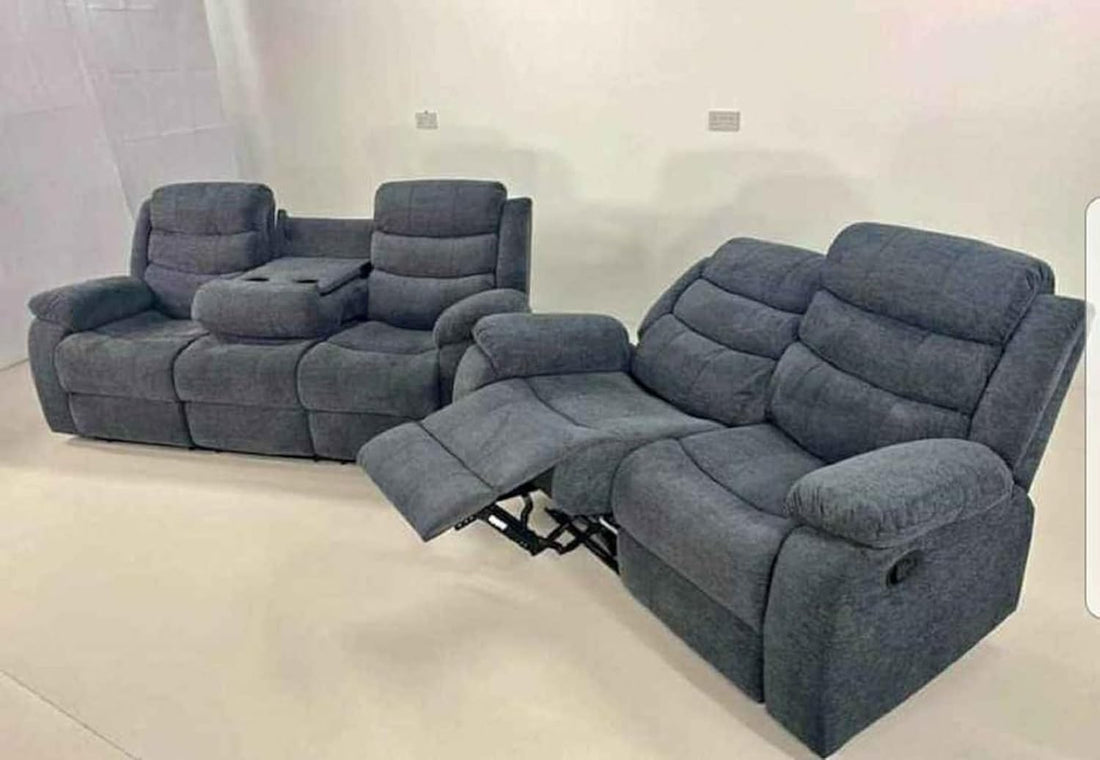 MNS Fabric 3+2 recliner sofa