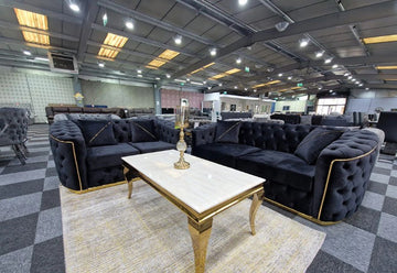 Torento Chesterfield Sofa 3+2 Seater and corner