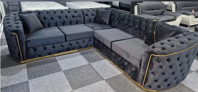 Torento Chesterfield Sofa 3+2 Seater and corner