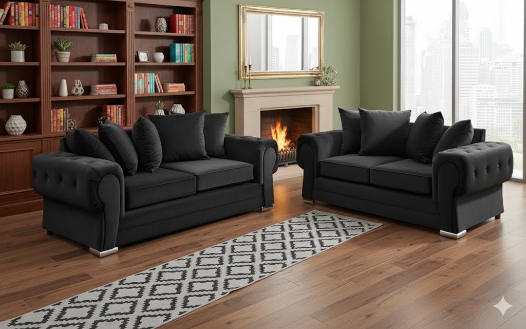 Verona 3+2 Seater Fabric Sofa Set