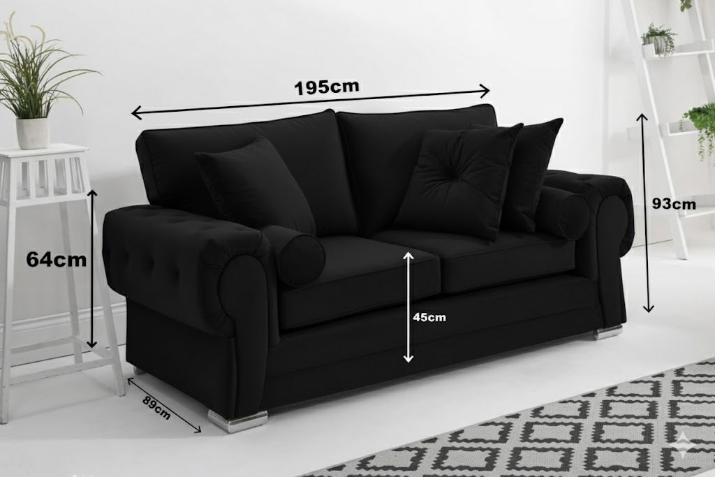 Verona 3+2 Seater Fabric Sofa Set