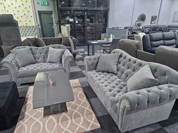 Elegance Chesterfield Sofa 3+2 Seater and Corner