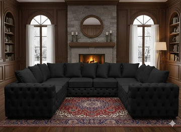 Ashton U shape Fabric Sofa