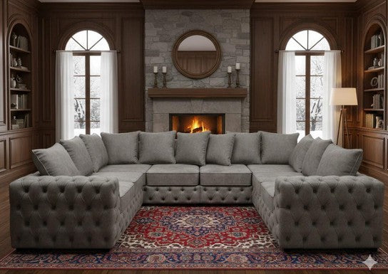 Ashton U shape Fabric Sofa